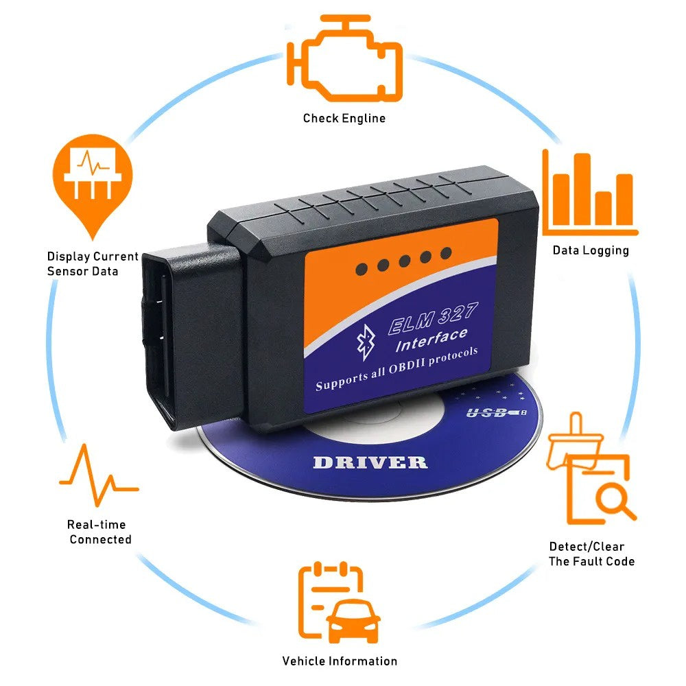 OBD2 diagnostic de voiture ELM327 V2.1 Bluetooth - أداة تشخيص للسيارة
