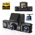 كاميرا سيارة 4 عدسات بدقة FHD 1080P مع رؤية ليلية